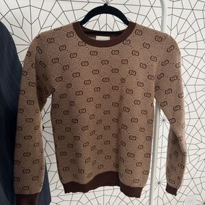 Gucci Kids GG Monogram Knit Sweater | Made in Italy